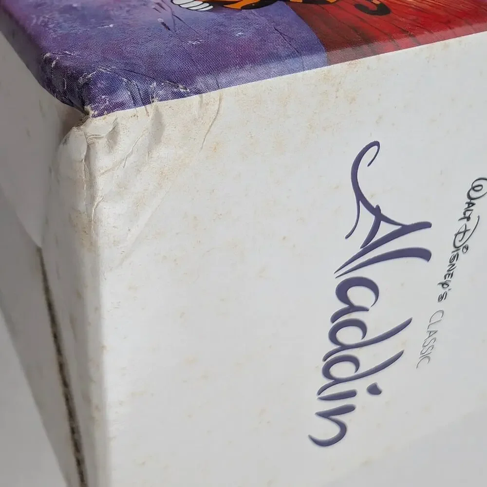 Vintage 1990s Disney Aladdin Jasmine Wedding Figures Empty Display Box